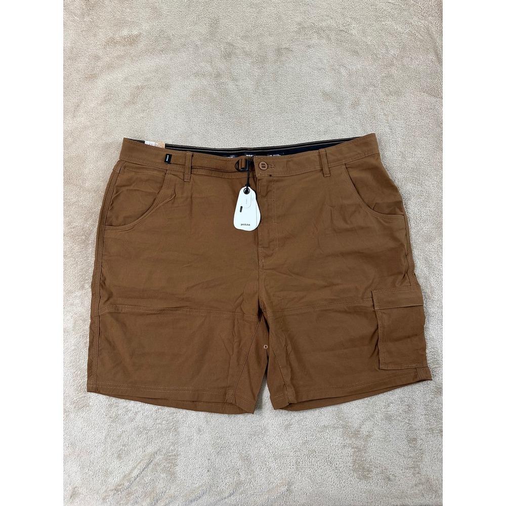 PrAna Stretch Zion Halle cargo Short "8 Women 42 Mocha brown hiking MSRP $75 NEW